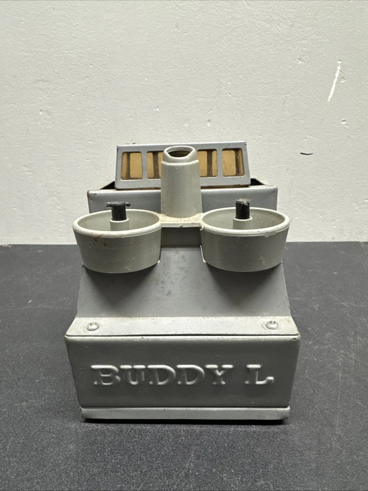 Винтажный Buddy L игрушка армия берег посадочный модуль лодка темно-синий WW2 1960-х металлический аукцион #1 - Изображение 3 из 4