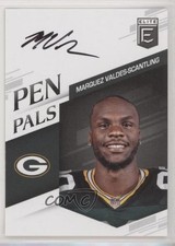2018 Donruss Elite Pen Pals Marquez Valdes-Scantling #PP-MVS Auto u6m