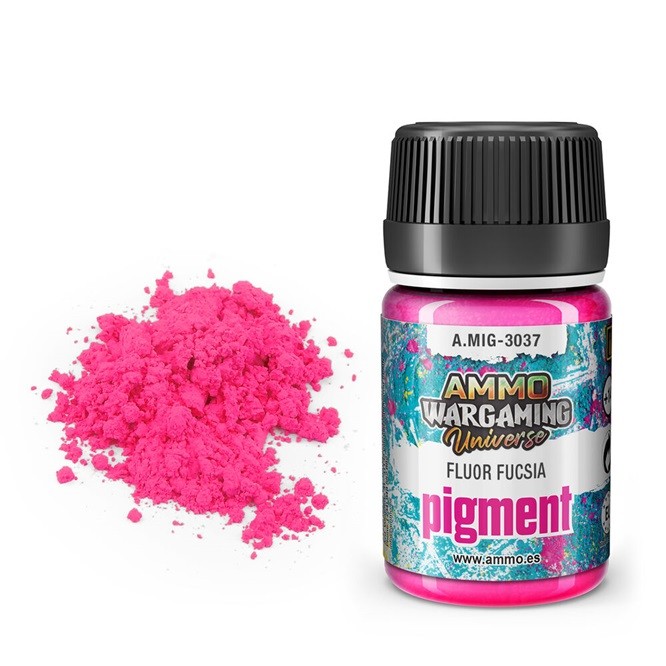 Ammo Mig A.MIG-3037 - Pigment Fluor Fuchsia - New