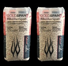 2 x Goldspan smoke Räucherspan 15 kg Rauchspäne 3,0 - 10 mm B20/160 Räuchermehl