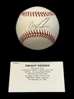 Dwight Gooden Signed Baseball TRISTAR COA 1985 NL Cy Young MVP Doc