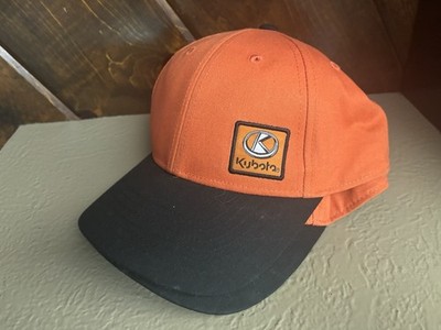 Kubota Tractor Hat Cap Orange Trucker Cap Adjustable Adult