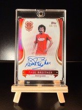 Topps Bayern 125 Jahre Paul Breitner Autograph on card  /99