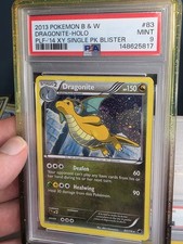 Pokémon Dragonite Cosmo Holo Promo Exclusive Plasma Freeze 83/116 PSA 9 SWIRL on eBay