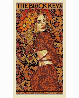 THE BLACK KEYS 9/2/2026 CHUCK SPERRY London Poster Print Dan Patrick