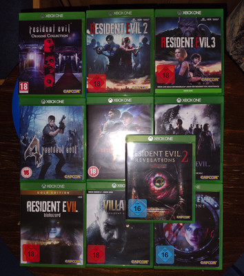 Resident Evil Sammlung für Xbox One Series X top Zustand!