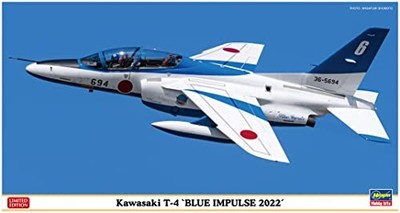 Hasegawa 1/48 Air Self-Defense Force Kawasaki T-4 Blue Impulse 2022 Japan