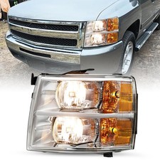 Headlight Assembly for 07-13 Silverado 1500 2500HD 3500HD Left Driver Side