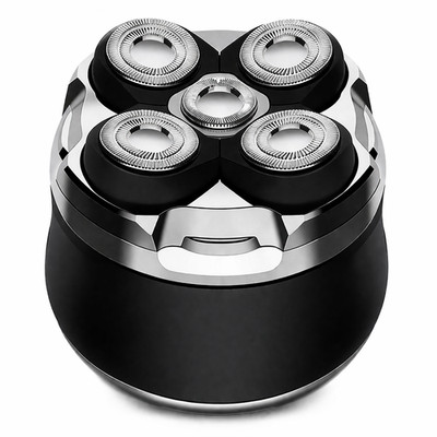 Men s 5D Electric Head Shaver Cordless Wet & Dry Rechargeable Bald Head Razor
