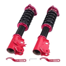 MaXpeedingrods 24 Click Damper Coilover Lowering Kit For Honda Civic 06-11 Front