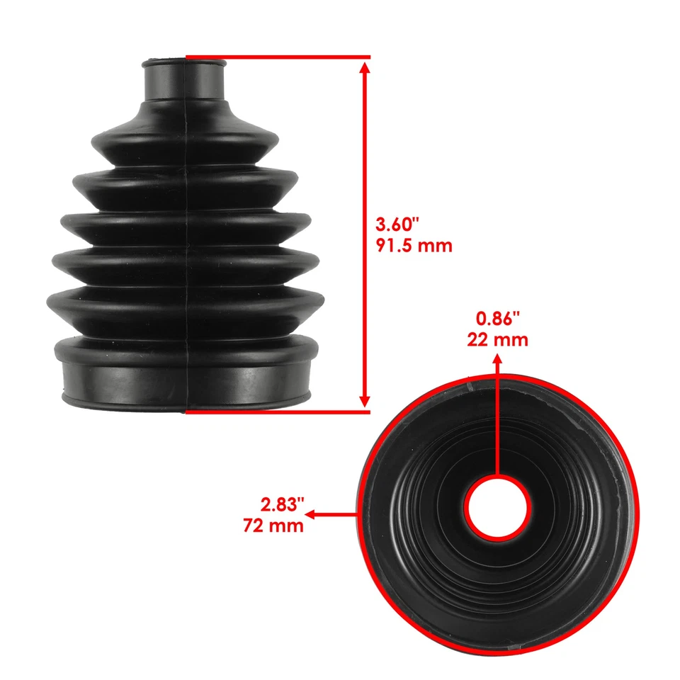 Kit de arranque CV interior exterior de 2 ejes traseros para Polaris Sportsman 400 4x4 2011-2014 Foto 3 de 4