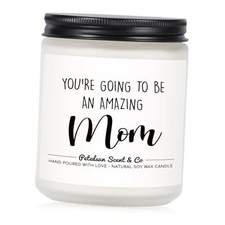 New Mom Gifts, Lavender Scented Candle, Mom to be, Pregnancy Gifts for