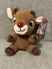 New 6" Rudolph the Reindeer Plush Toy by Dan Dee, Christmas