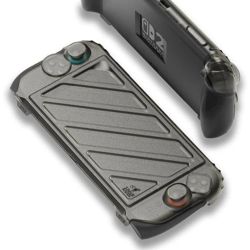 Savage Raven StandGrip Front Cover Bundle for Nintendo Switch 2 – Smoky Black