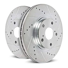 Power Stop AR8768XPR Rear Drilled & Slotted Rotors fits Jeep Liberty/Wrangler