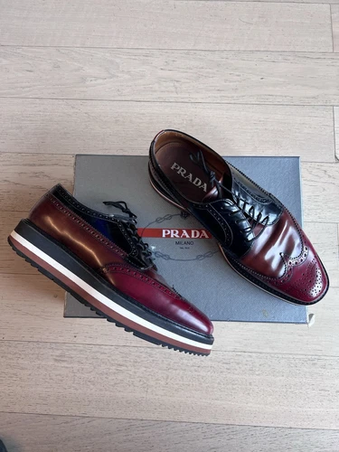 PRADA Scarpe Stivali Abito Platform Derby Oxford Sneakers Coppa America 2EG 015 10