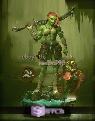 3D Print Morwen Orc Girl Garage Kit Figure Model Kit Unpainted Unassembled GK