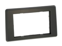 Autoradioblende 2-DIN Einbaurahmen Schwarz FüR Renault Master 3 Typ M