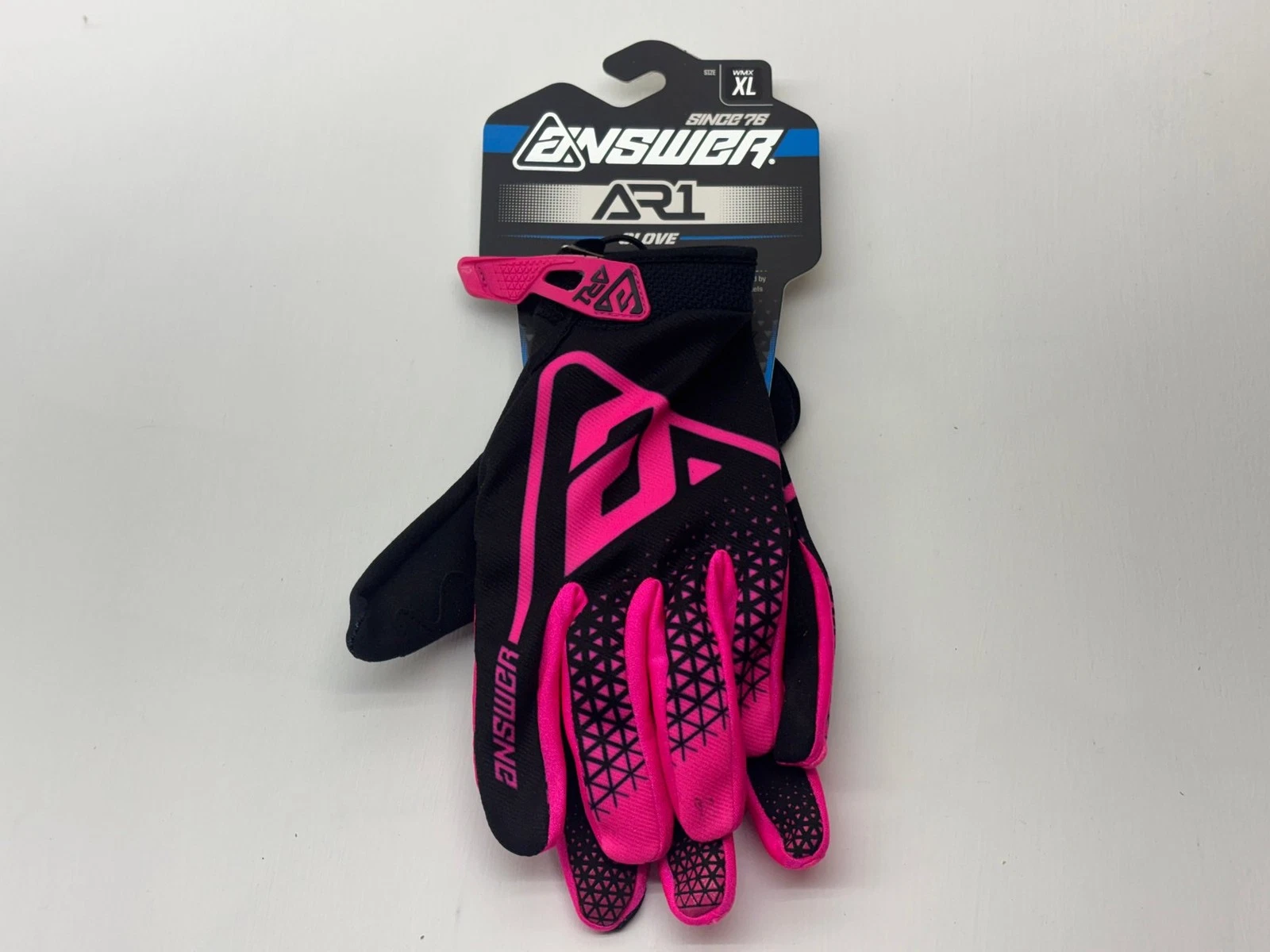 Answer Women's Gloves X Large Black Pink XL Riding Hand Gear Protection MX