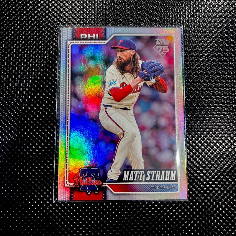 Matt Strahm 2026 Topps Rainbow Foil #298 Philadelphia Phillies
