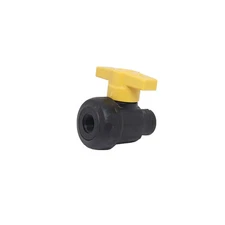 Tecomec Polypropylene 2-Way Ball Valve, 2-1/2" NPT