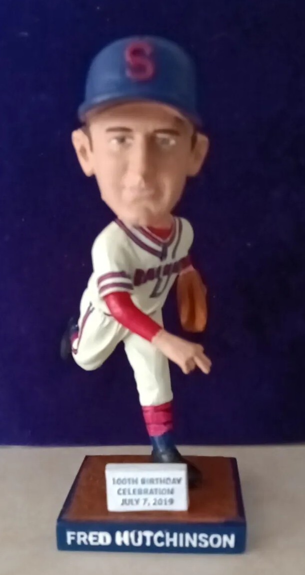 フレッド・ハッチンソン／ボブルヘッド人形 (2019／シアトル・マリナーズ) Fred Hutchinson Seattle Mariners/Rainiers 100th B-Day Bobble