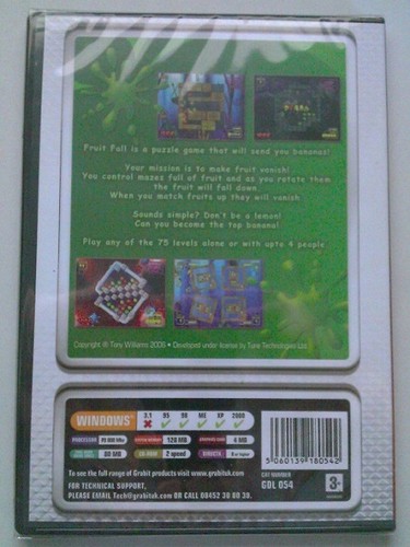 FRUITFALL, PC CD-Rom Game - 第 2/2 張圖片