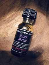 Dark Moon Magick Oil - Handmade, Organic, Witchcraft, Hoodoo, Wicca, Conjure