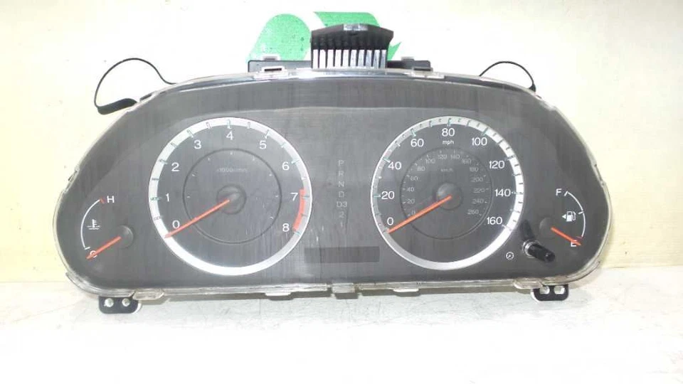 08-12 Conjunto de racimo de velocímetro Honda Accord 3,5 L tracción delantera OEM SIN PROBAR Foto 3 de 4