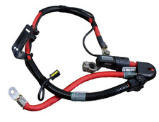 02/08 BMW E65 E66 745LI 745I 750I  REAR TRUNK BATTERY POSITIVE TERMINAL CABLE