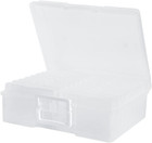 4" X 6" Photo Storage Case with Handle, 16 Inner Photo Organizer Keeper, Extra L