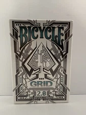 Bicycle Grid 2.0 Playing Cards -UV Ink GLOWS Awesome ➡️