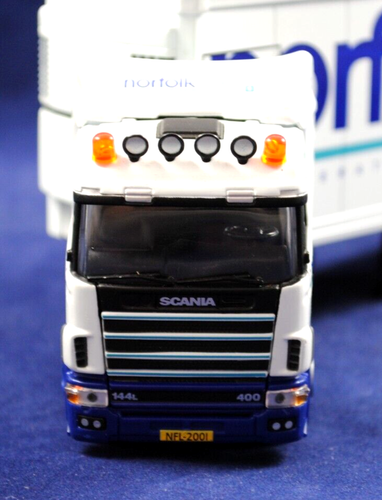 Corgi 1:50 CC12204 SCANIA 144L LKW & KÜHLSCHRANKANHÄNGER IN NORFOLK LINE MAERSK NEU IN VERPACKUNG - Bild 7 von 23