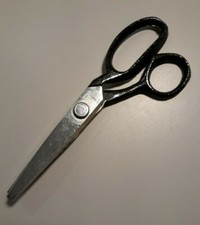 Vintage Pinking Shears Scissors Serrated Japan 7" Long Handle Blade VGUC