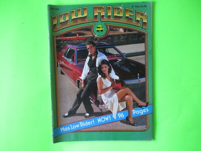VINTAGE LOW RIDER JANUARY 1981 MAGAZINE CHICANO LOWRIDER CAR
