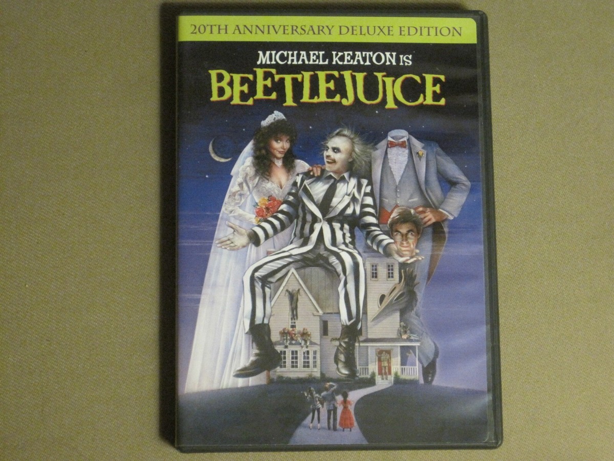 BEETLEJUICE (1988) DVD TIM BURTON ALEC BALDWIN GEENA DAVIS MICHAEL