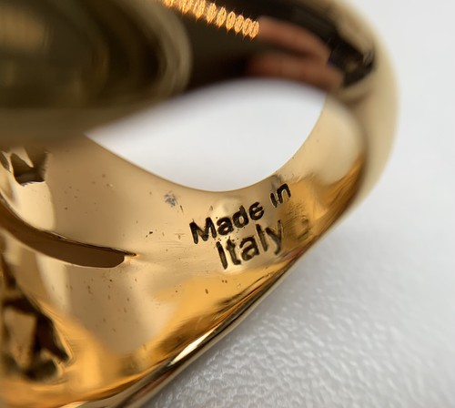 Rebecca Amethyst Peridot & Citrin Ring Größe 5,5 Hergestellt in Italien - Bild 7 von 9