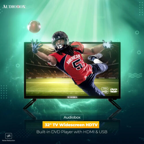 TV HDTV & Monitor 32" Built In DVD Player HDMI & USB with 12V & Car Cord US NEW - Picture 4 of 6