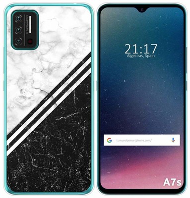 Housse Portefeuille En Simili-cuir Brun Pour UMIDIGI A7s - Avec Emplacements Cartes, Neuf
