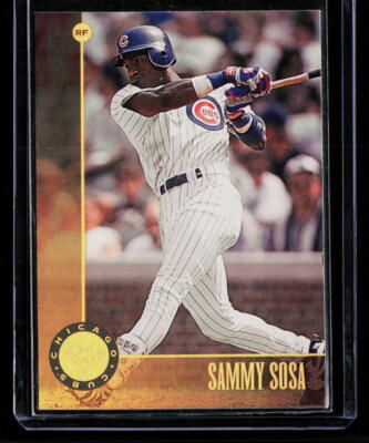 Sammy Sosa 1996 Leaf Press Proofs Gold Chicago Cubs #112