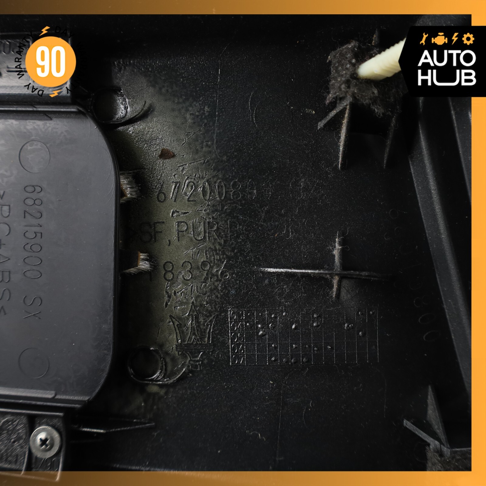 03-13 Maserati Quattroporte M139 Left Driver Side B-Pillar Cover Trim OEM 68k