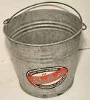 **RARE** 1950s DeLuxe Galvanized 8-Quart Bucket #308 Schlueter Mfg Co. -Unused — photo 1