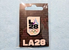 LA28 Summer Olympics Los Angeles 2028 Space Travel "A" Metal Lapel Pin BRAND NEW
