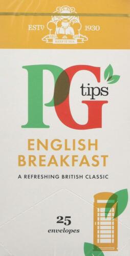 PG Tips English Breakfast Tea Refreshing British Classic 1 to 6 Box - Picture 1 of 7