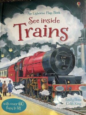 See Inside Trains by Emily Bone and Colin King (2013, Hardcover)