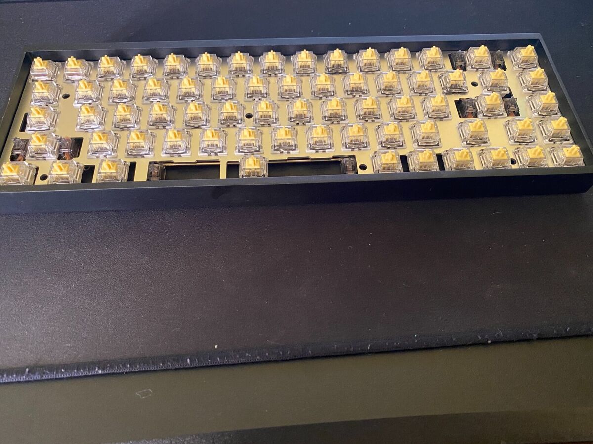 KBDFans TOFU65 Aluminum 65% Case Black w/ Foam + Aluminum KBDFans TOFU65 Aluminum 65% Case Black w/ Foam + Aluminum
