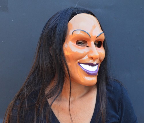 Scary Halloween Original Anarchy Smiling Grin Purge Mask God - MALE & FEMALE - Picture 2 of 11