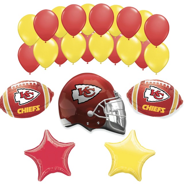 Kansas City Chiefs MEGA Football Balloons Party Supplies NFL