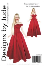 Splendor Dress Pattern for 1/3 Iplehouse EID BJD Dolls