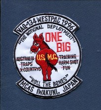VAQ-134 GARUDAS WESTPAC 1996 US NAVY Grumman EA-6B PROWLER Squadron Cruise Patch